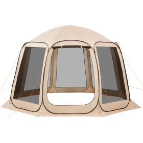 VEVOR Screen House Tent, 12 x 11 ft, 10-12 Person Pop Up Screen Tent, Portable Screened in Canopy with Carry Bag, Netting Sides, Ground Stakes